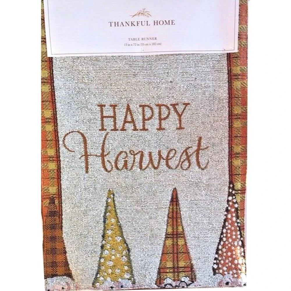 Thanksgiving Gnomes Table Runner 13x72